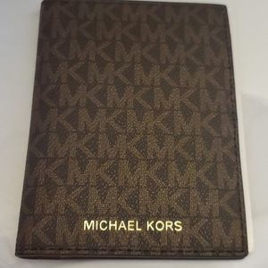 Michael Kors Logo Passport Wallet